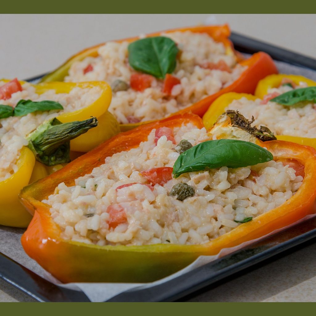 veganske punjene paprike