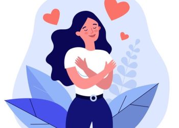 prihvatanje tela i ljubav prema sebi ilustracija