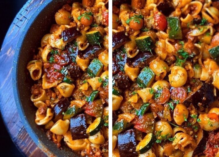 Veganska ratatuj pasta- recept