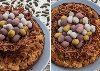 Uskršnja gnezda od čokolade i štapića