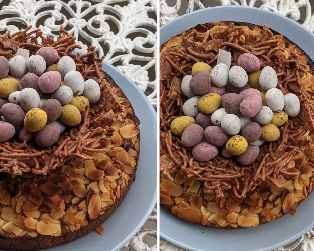 Uskršnja gnezda od čokolade i štapića