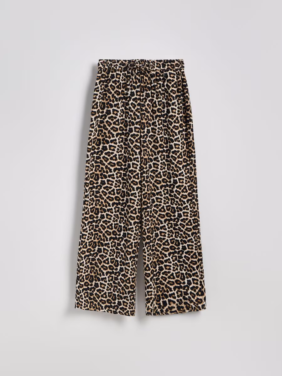 leopard print pantalone, Reserved