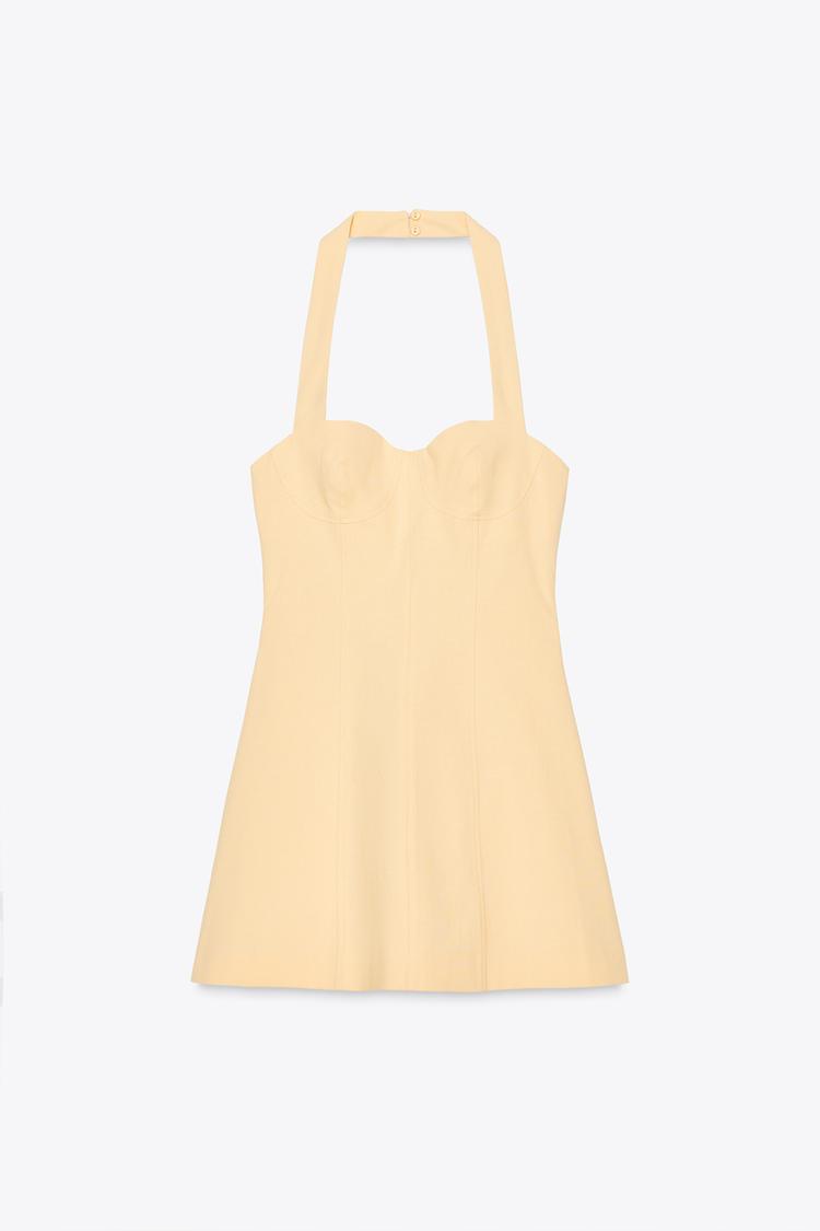 Zara puter žuta haljina