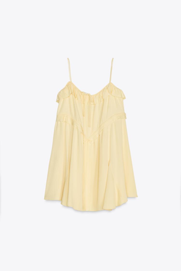 Zara puter žuta haljina