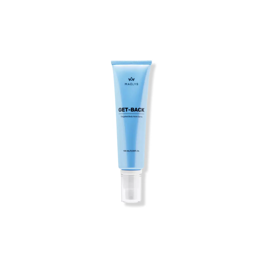 nega kože leđa Spritz your back with salicylic-acid mist Maelys Cosmetics Get-Back Targeted Body Acne Spray