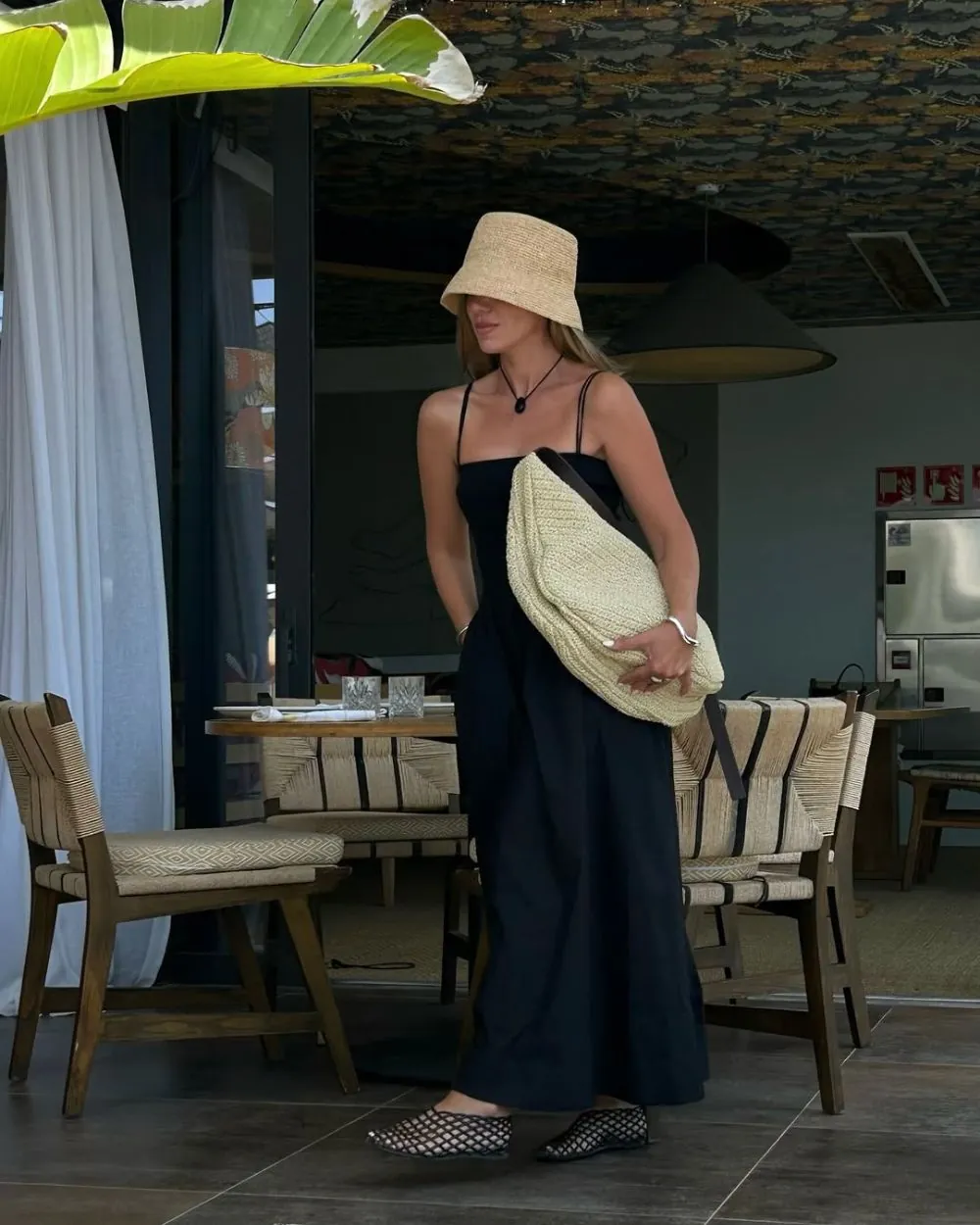 rafija šešir model 1