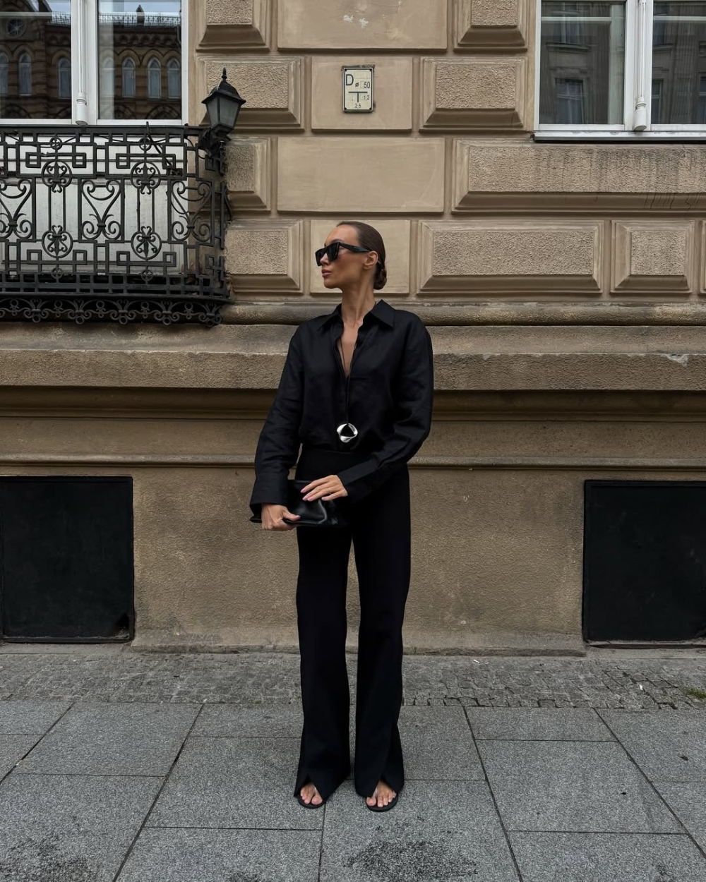 All black letnji outfiti