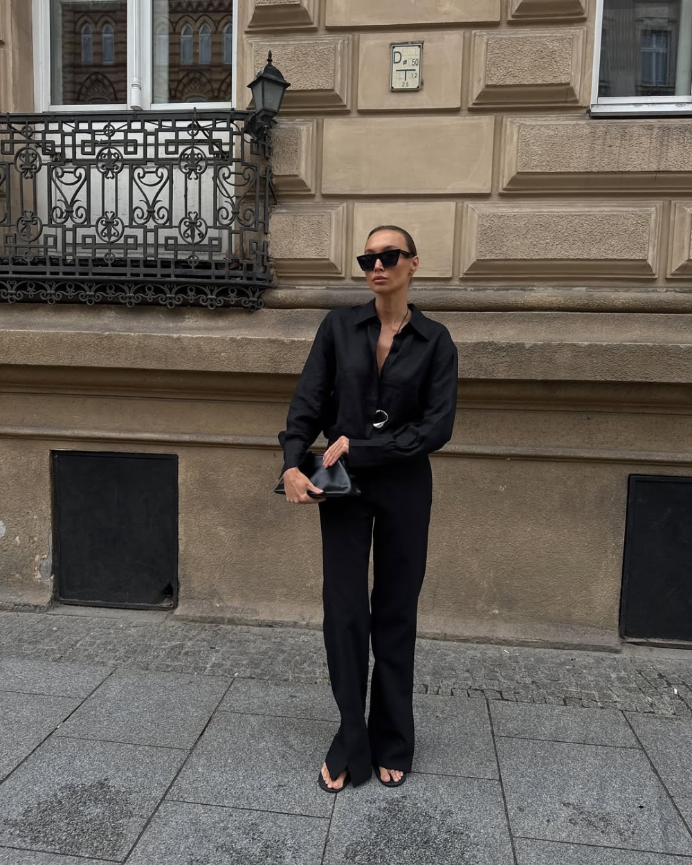 All black letnji outfiti