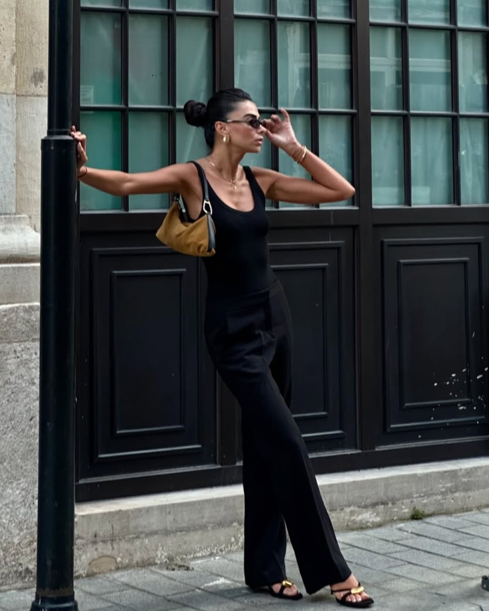 All black letnji outfiti