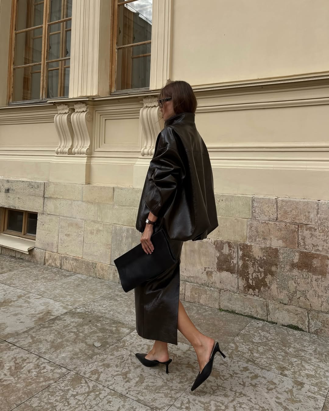 Double leather trend 2025