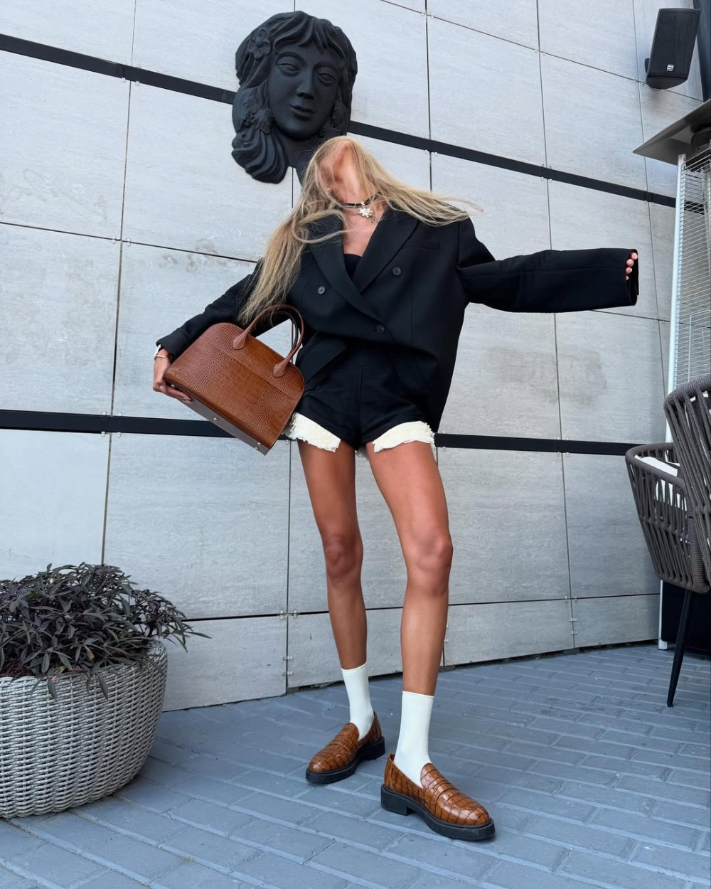 Mokasine krokodilski print