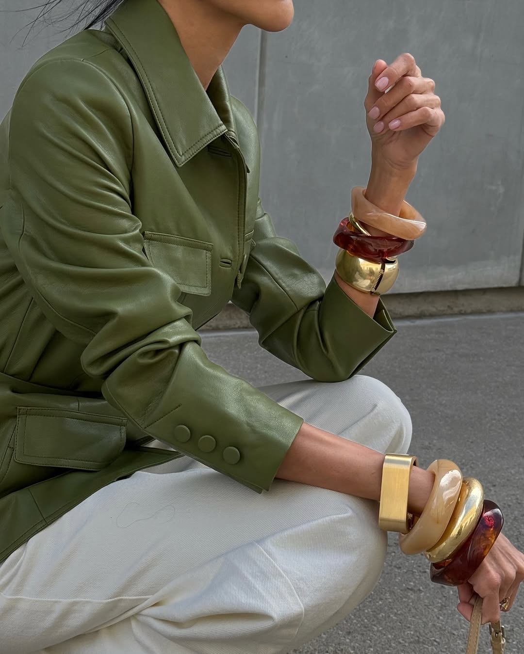 Kožna odeća u boji