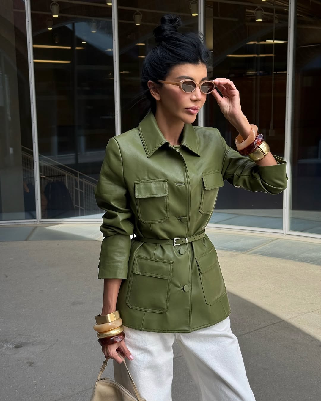 kožna odeća u boji