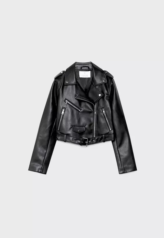 Stradivarius kožna jakna 