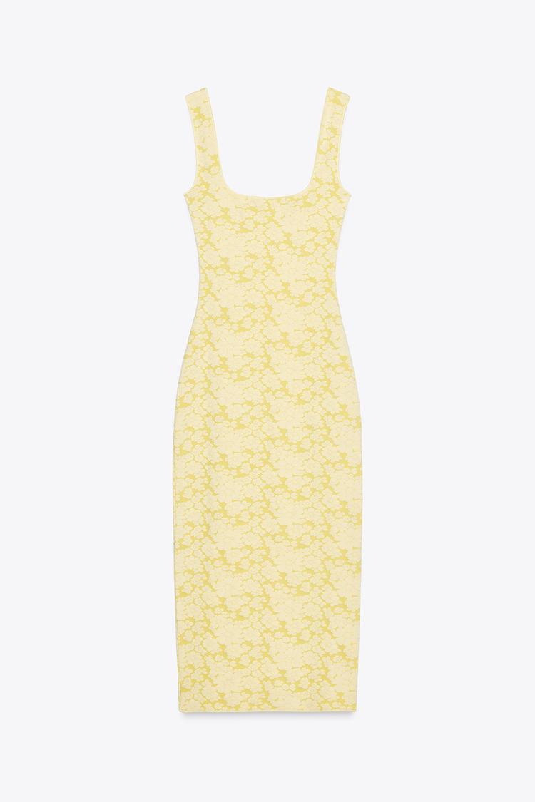 Zara puter žuta haljina