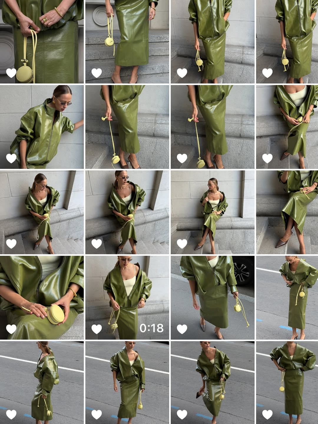 double leather trend