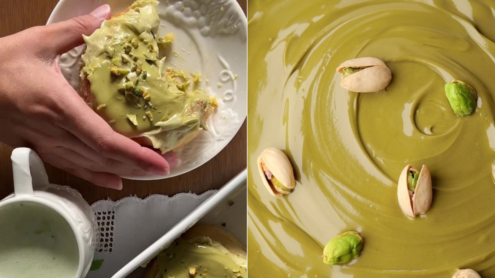 Pistachio rolls