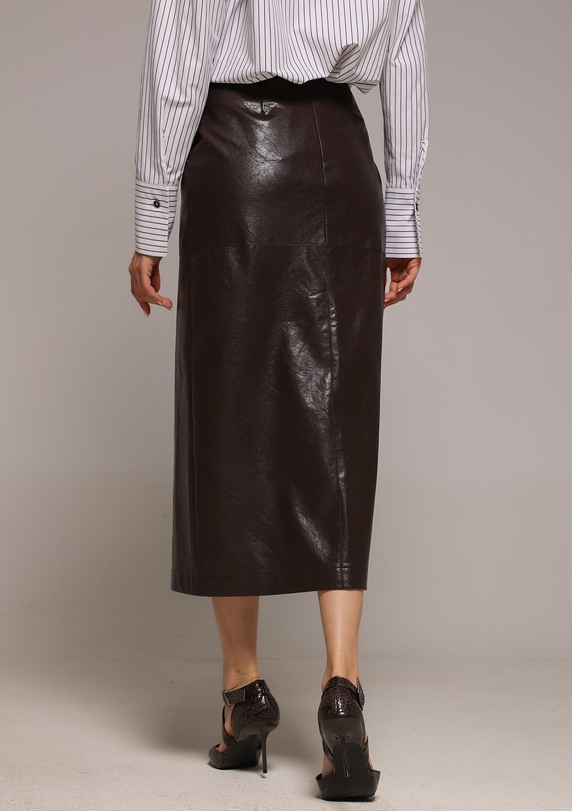 Suknja od veštačke kože PS Fashion