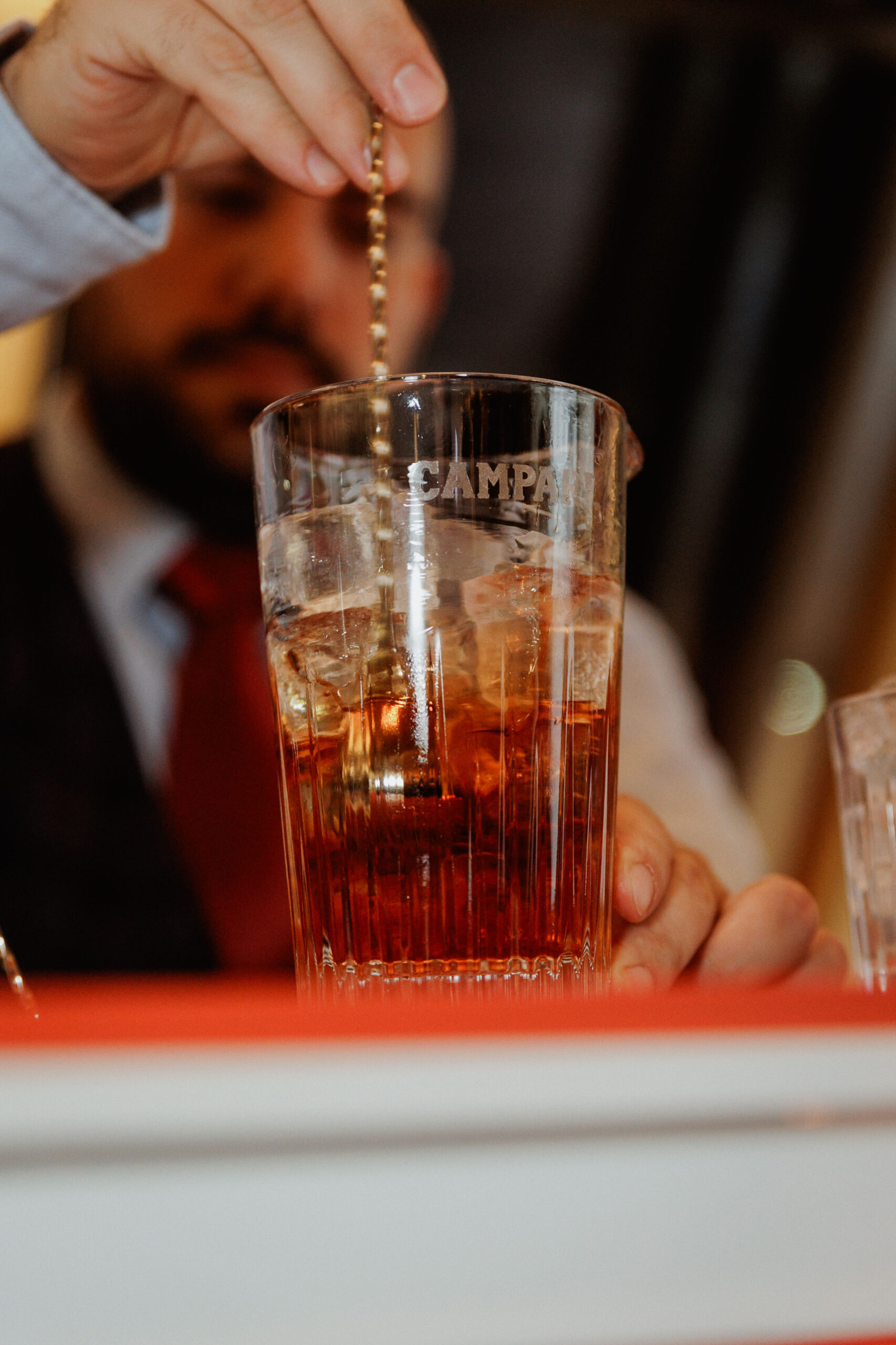 Campari welcome drink