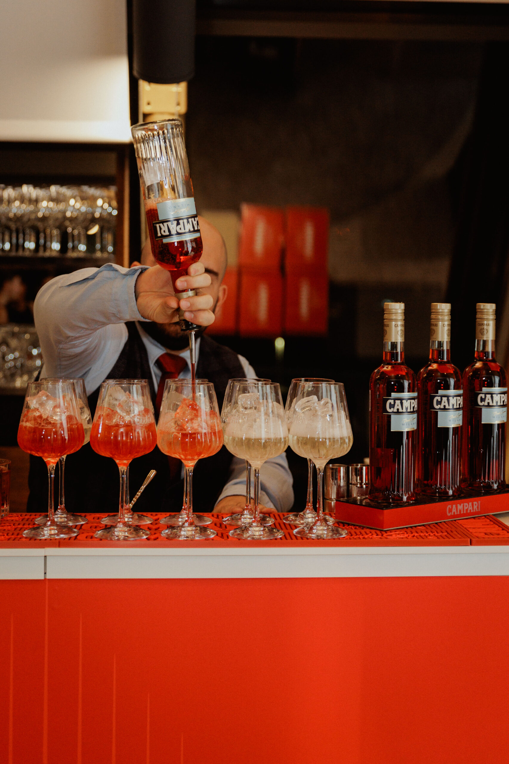 Campari welcome drink