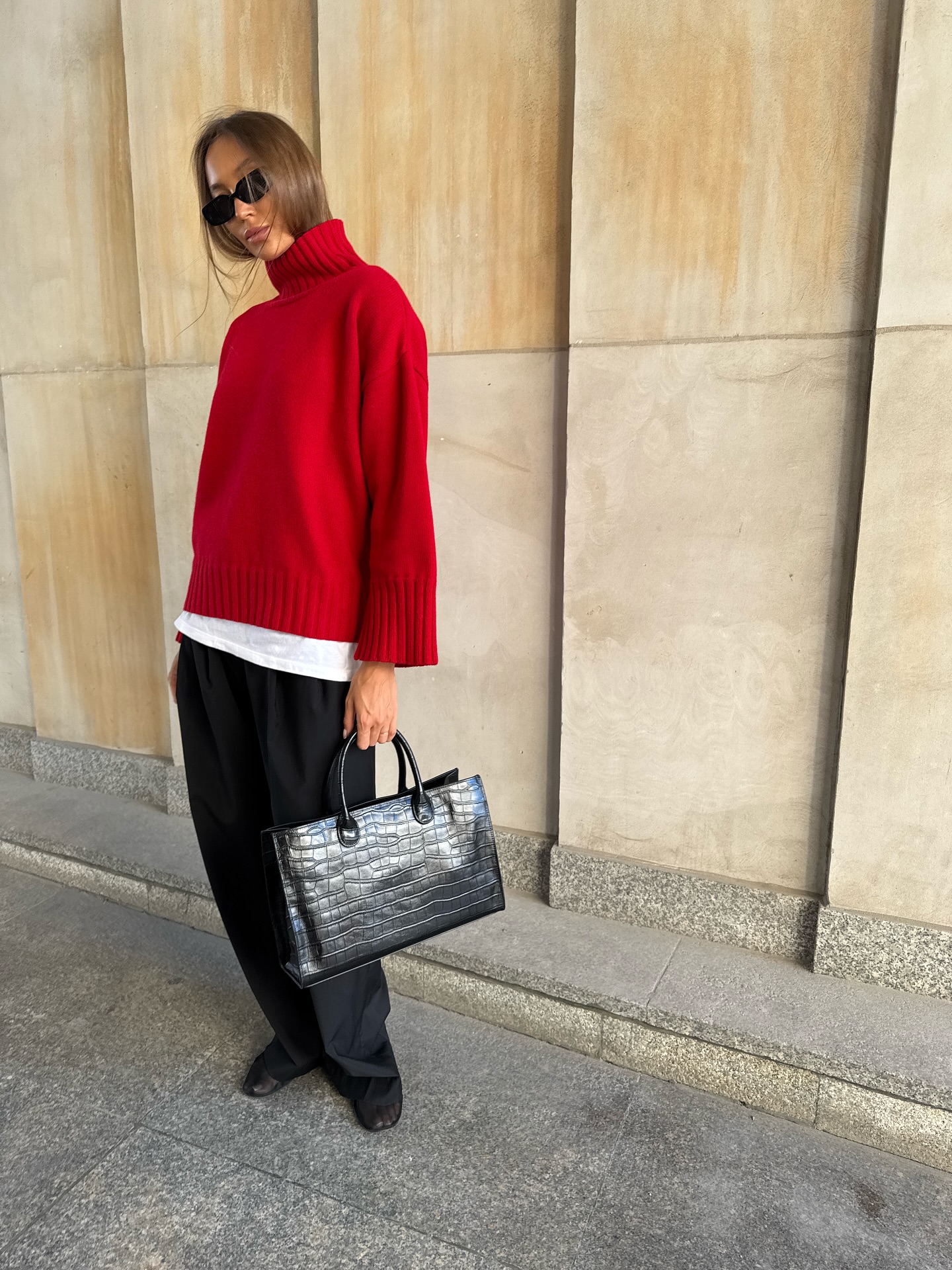 Crveni džemperi jesen 2025