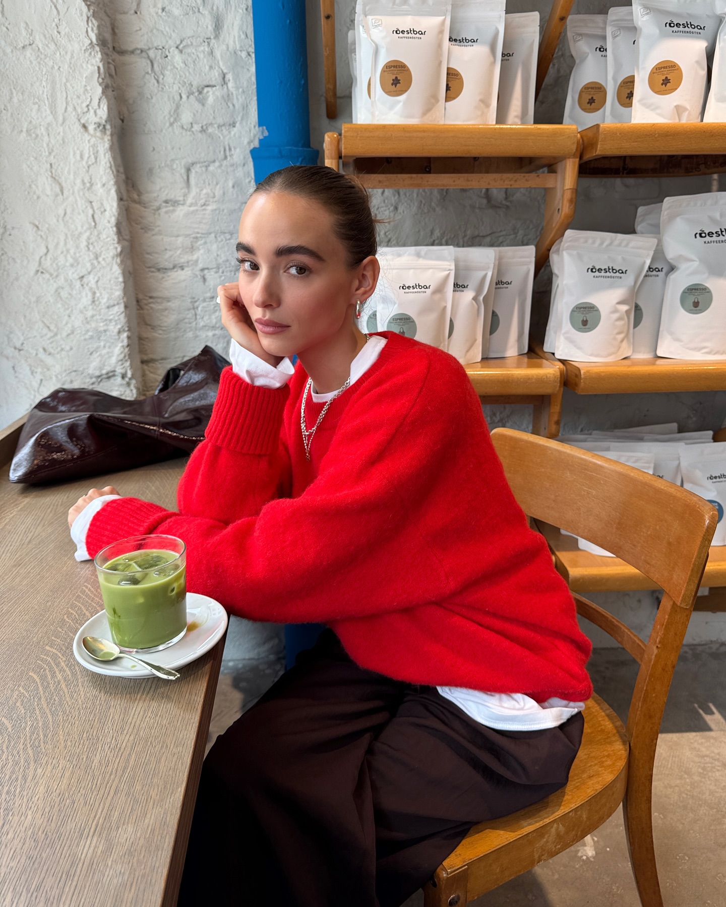 Crveni džemperi jesen 2025