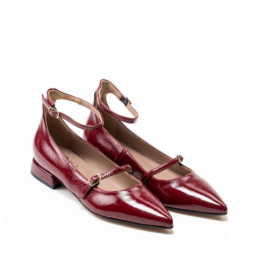 Jesenje crvene cipele u bojama