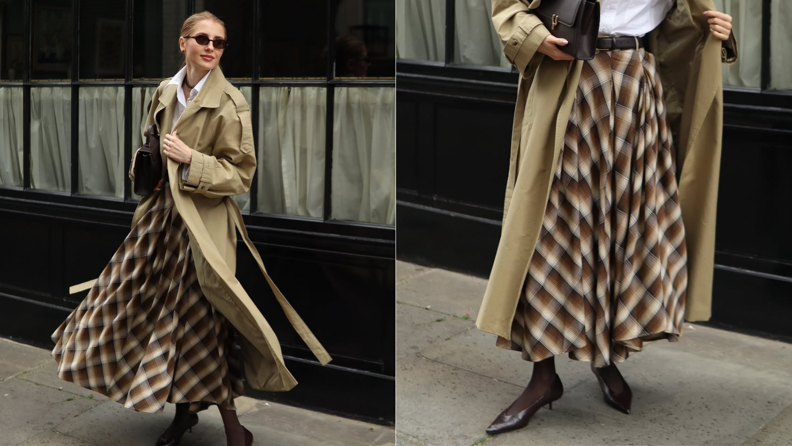 Karirane suknje su trendy