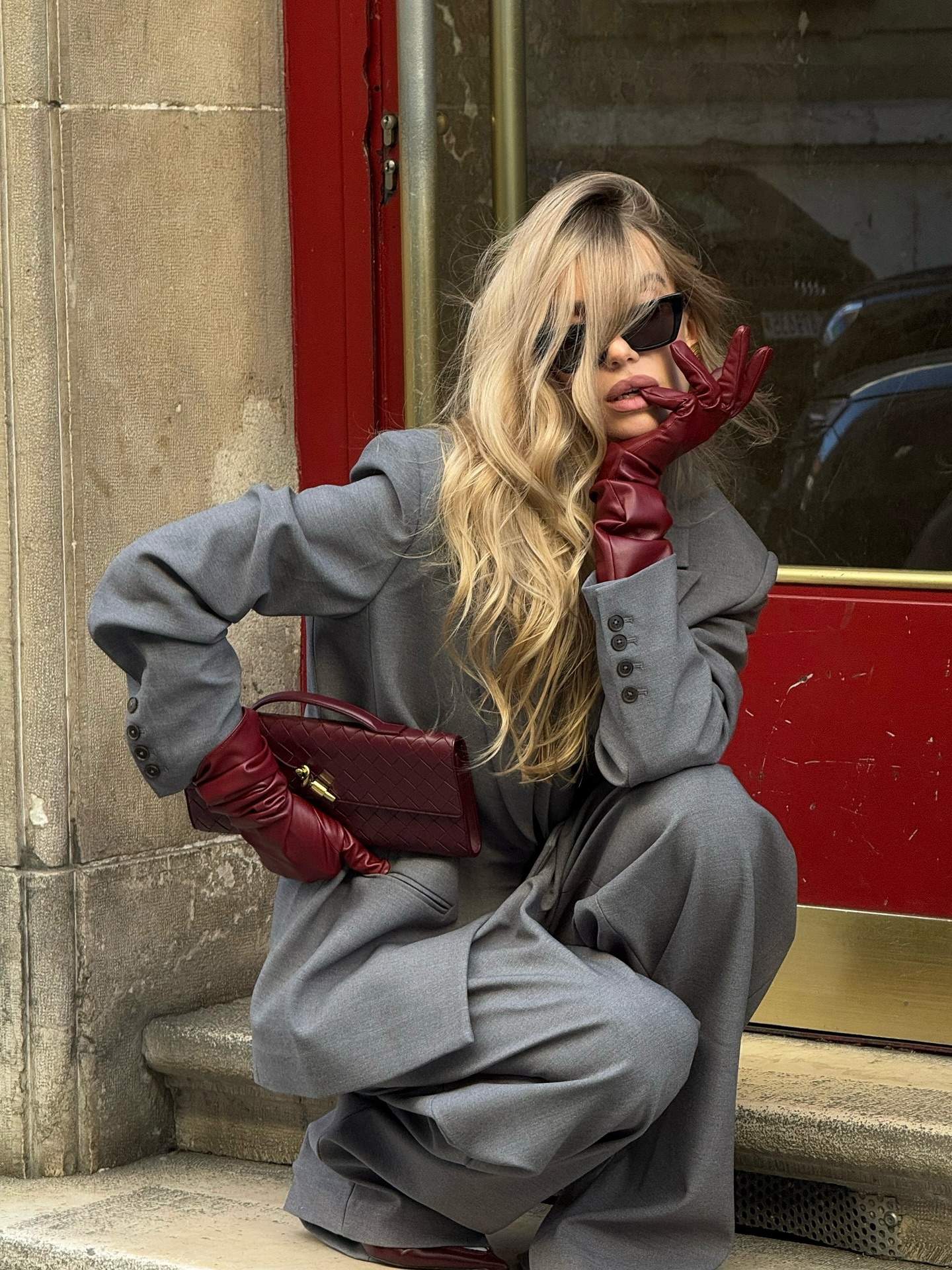 Kožne rukavice u boj