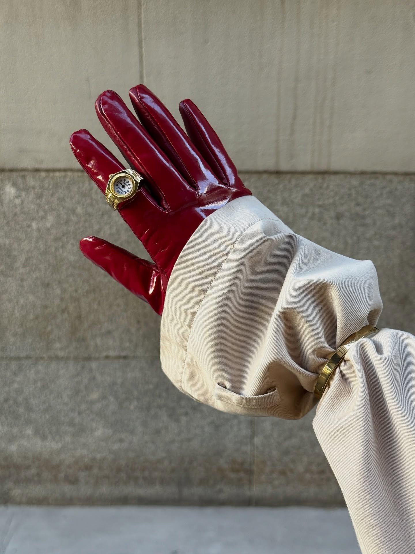 Kožne rukavice u boji