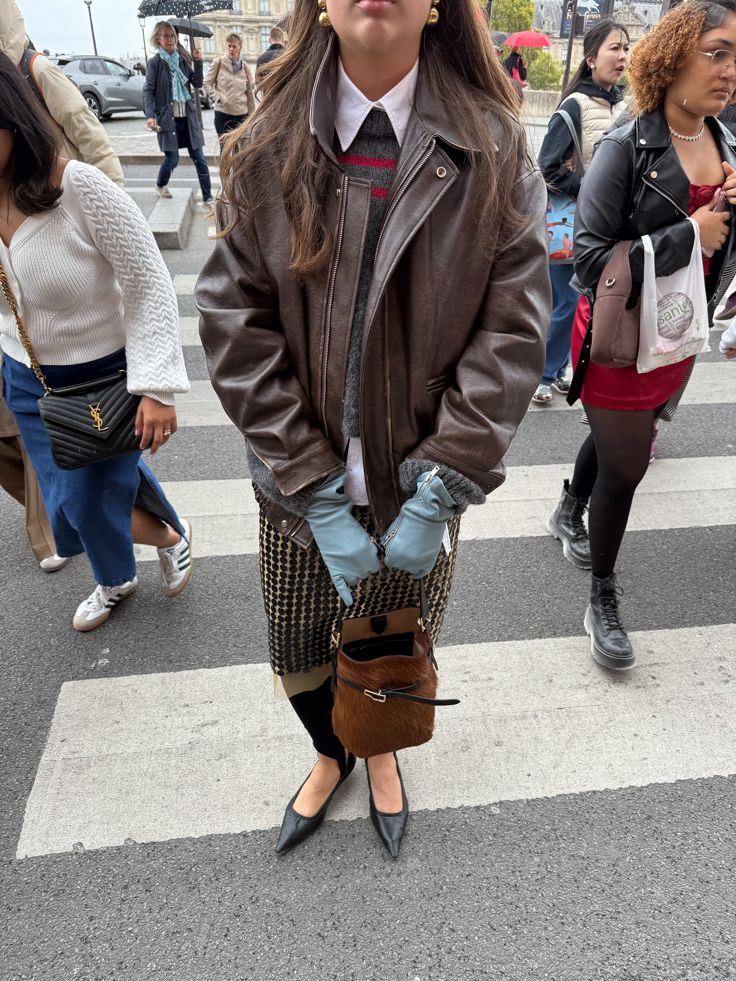 Kožne rukavice u boji