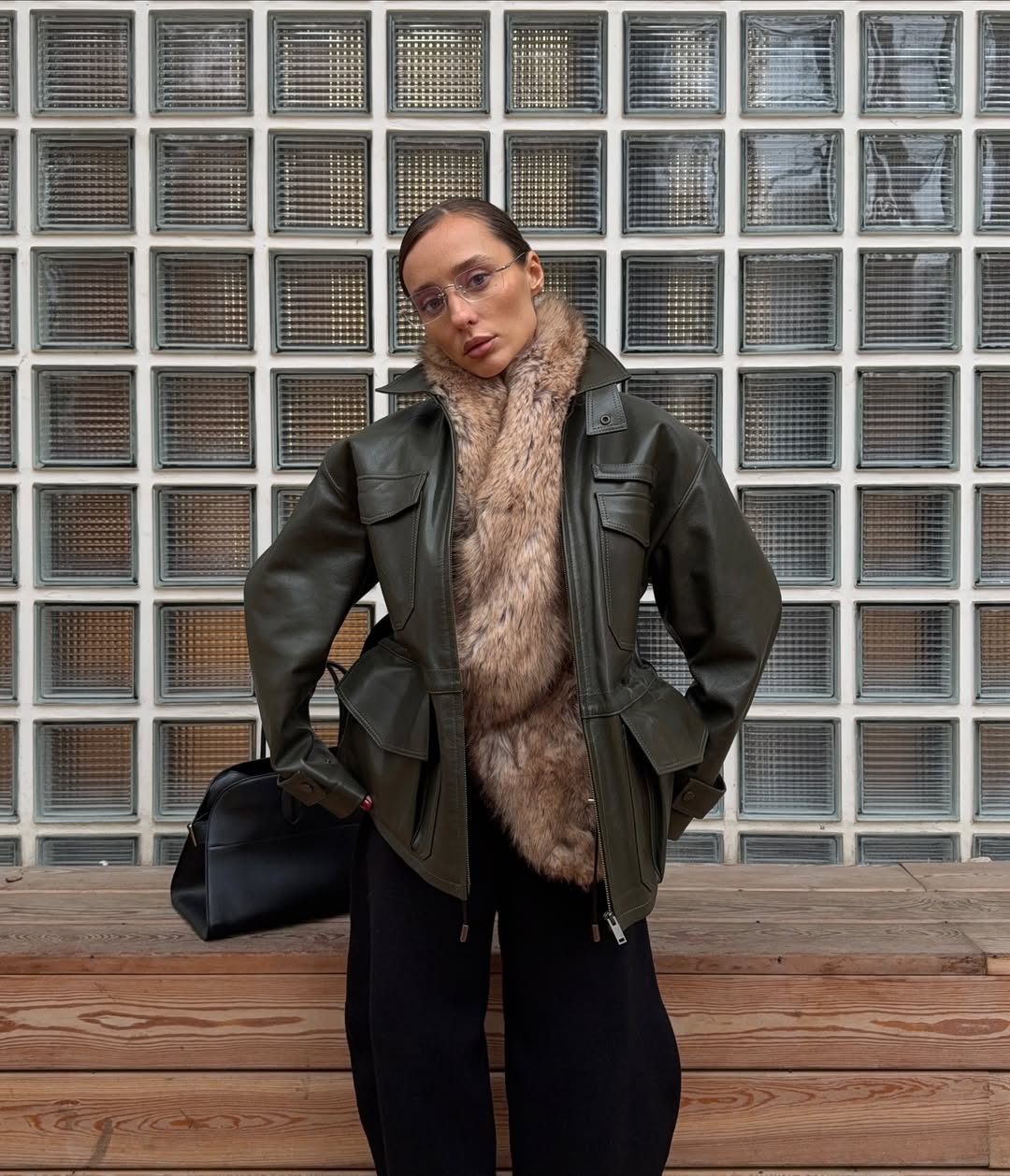 Krzneni šal je trendy aksesoar