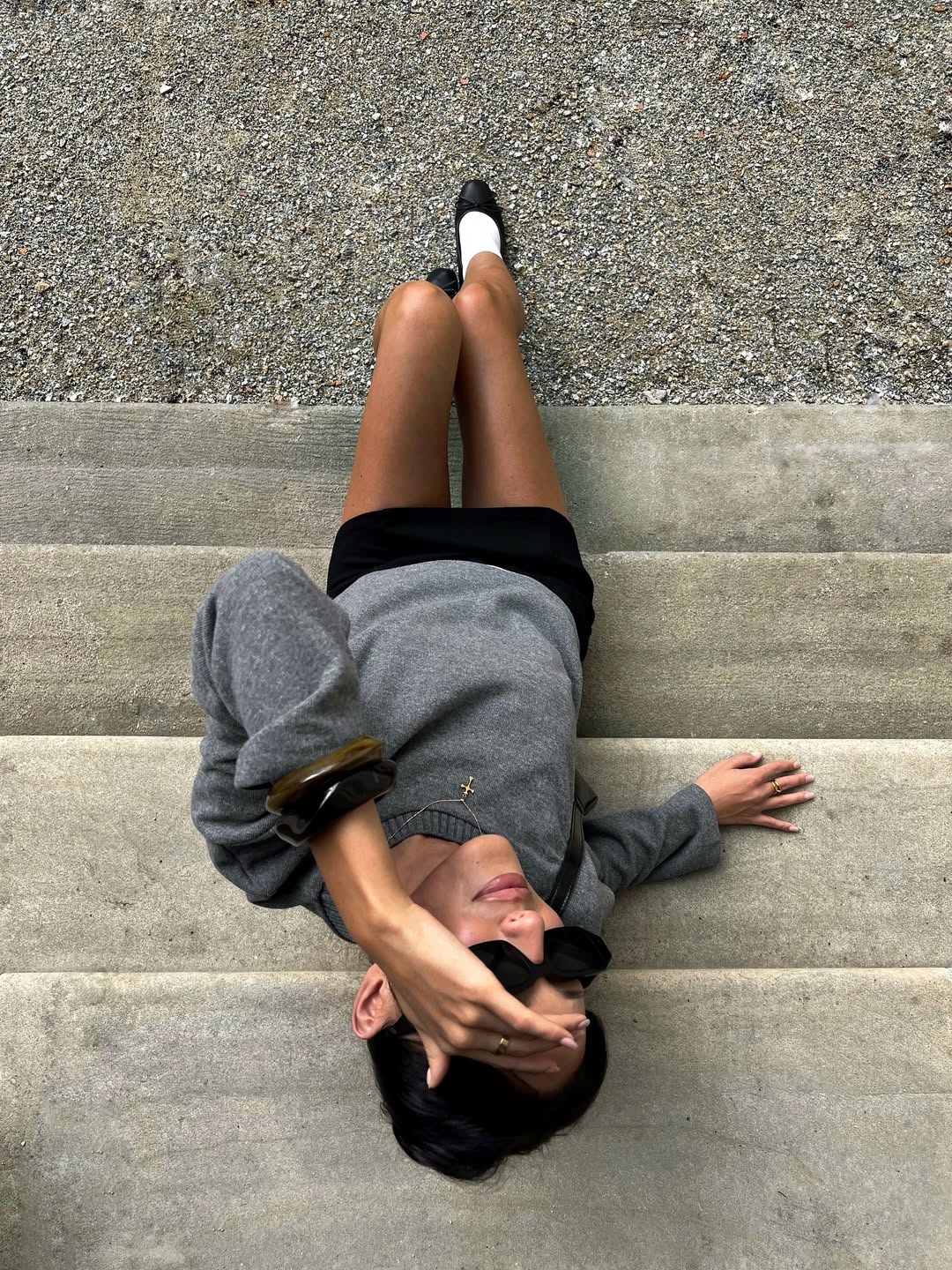 Sivi džemper za jesen