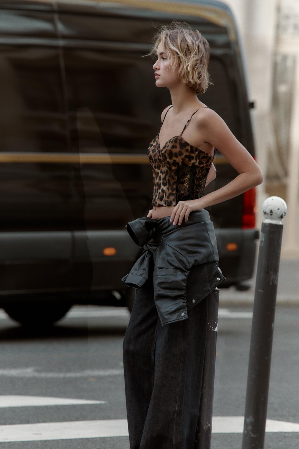 Zara leopard print jesen zima 2025