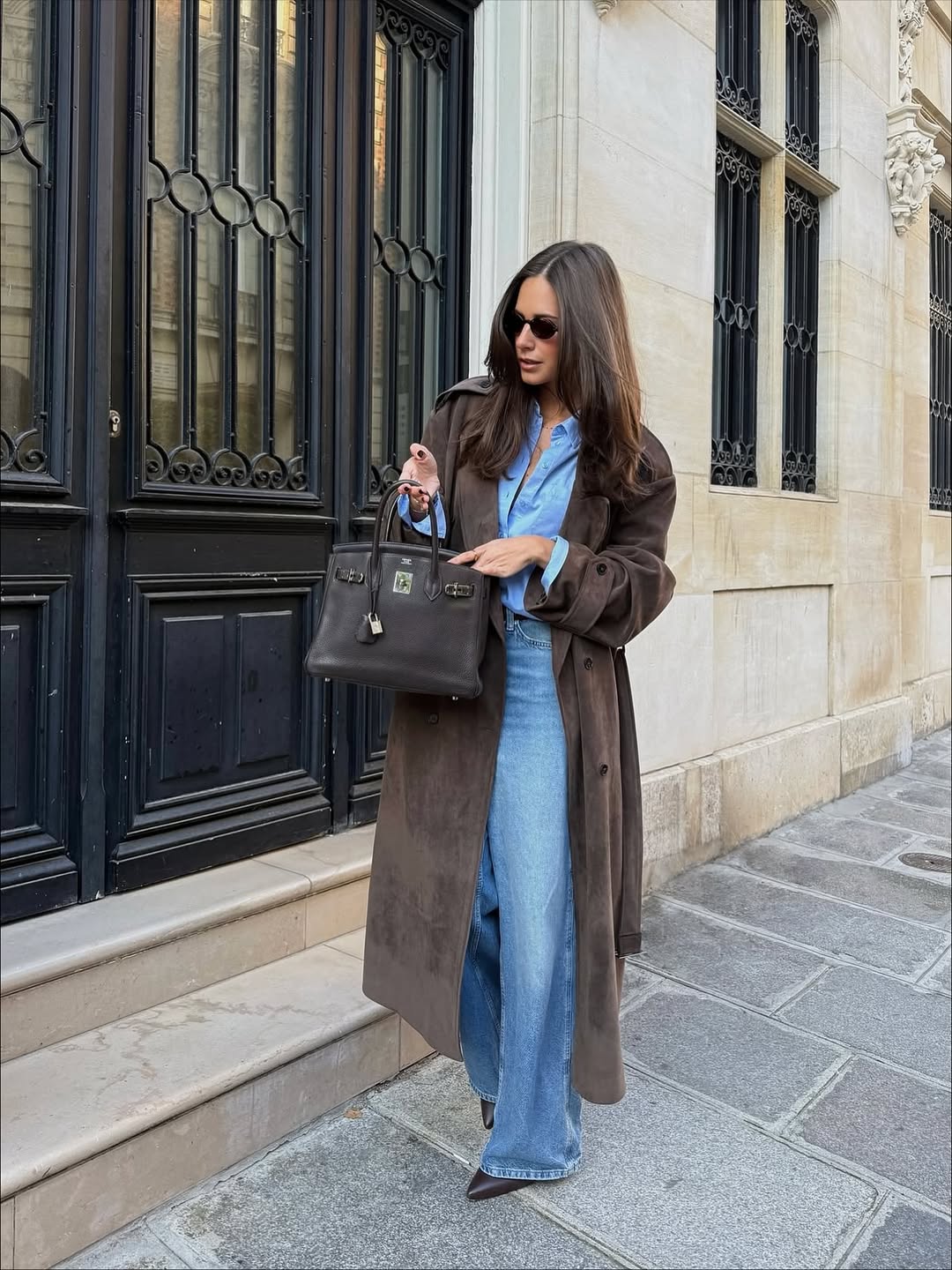 Plava košulja jesen trend