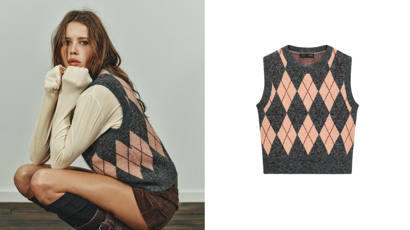 Pleteni prsluci zimski Zara