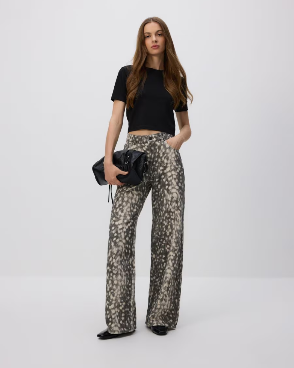 Farmerke i pantalone u printu su in