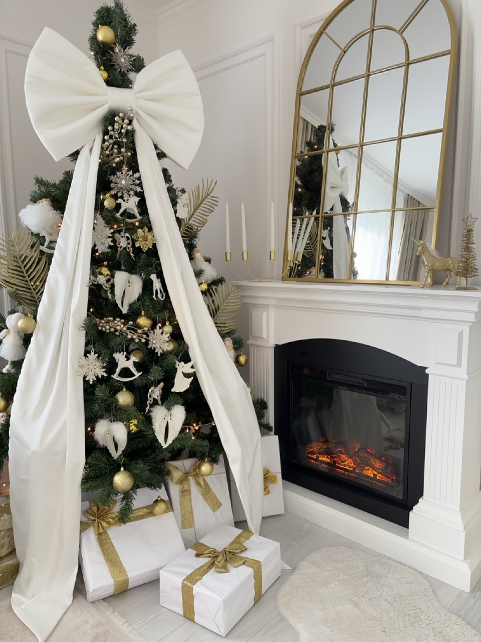 Velike novogodišnje mašne za jelku