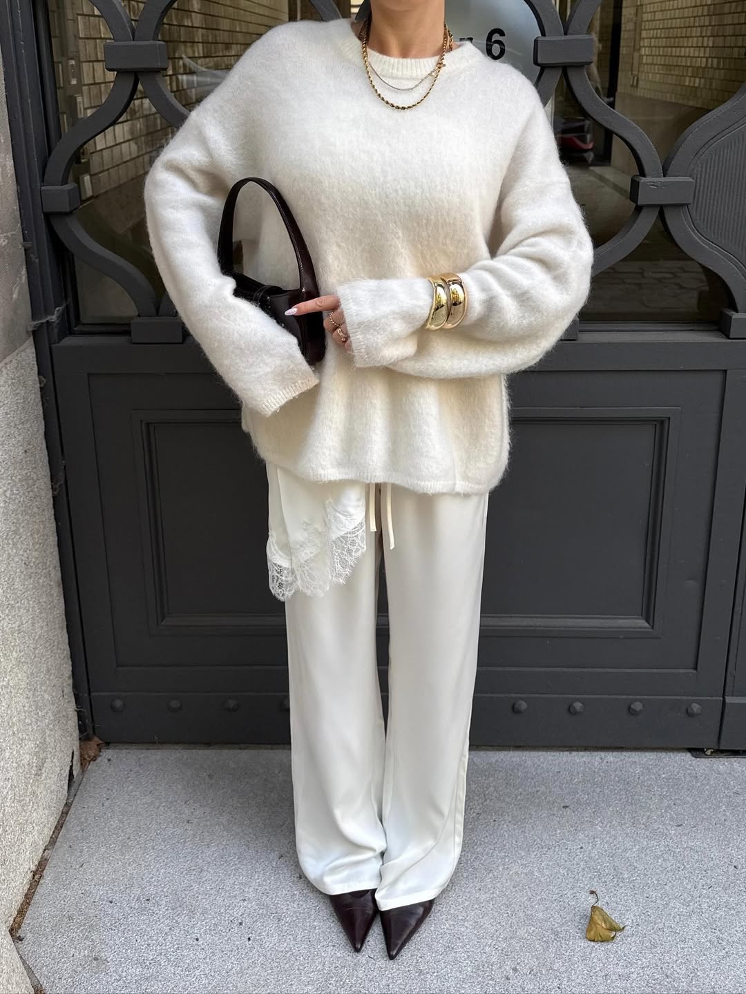 Zimski total beli outfiti