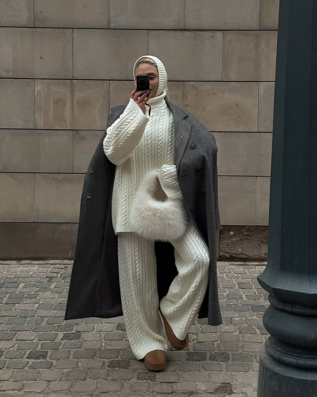 Zimski total beli outfiti