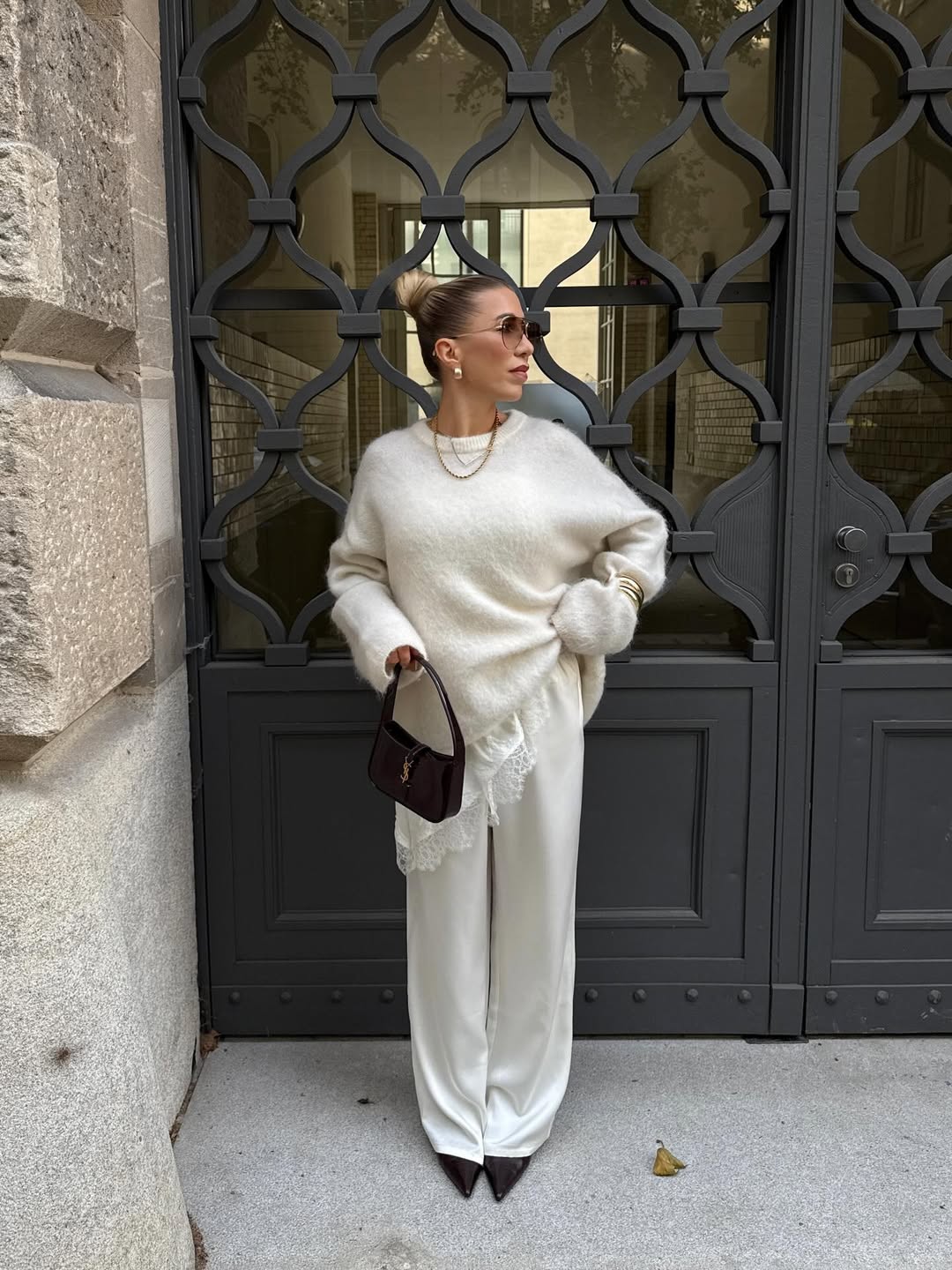 Zimski total beli outfiti