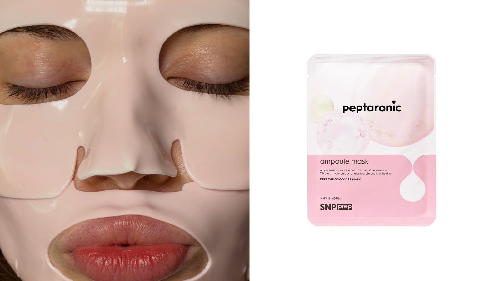 Sheet maske sa peptidima